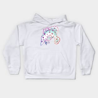 Psychedelic Panther Grouper Fish (Digital) Kids Hoodie